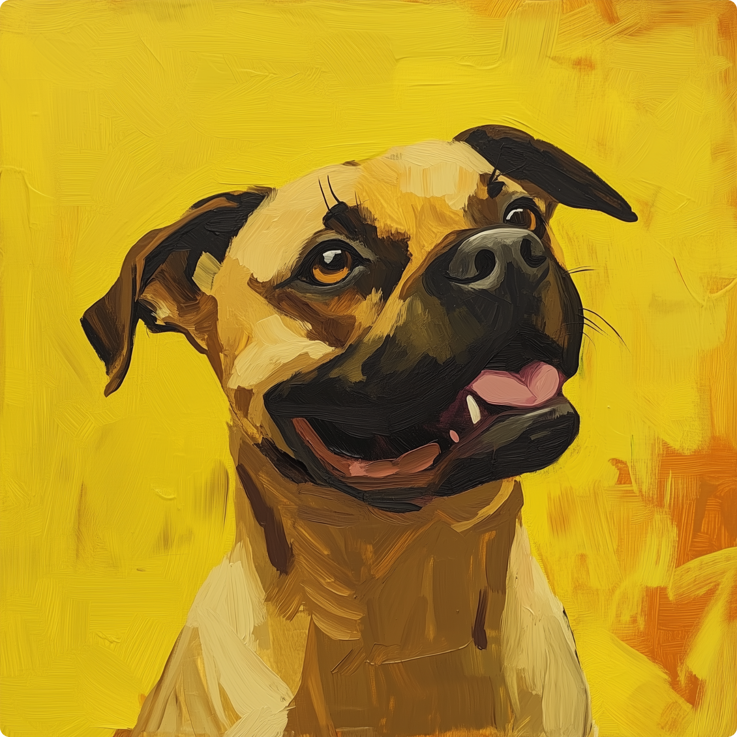 Yellowdig Graphics Yellow Dog Art & Wall Décor: Yellow Dog Paintings by Paw Prints 🐾