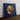 Golden Gaze on Navy Blue - Canvas Decor